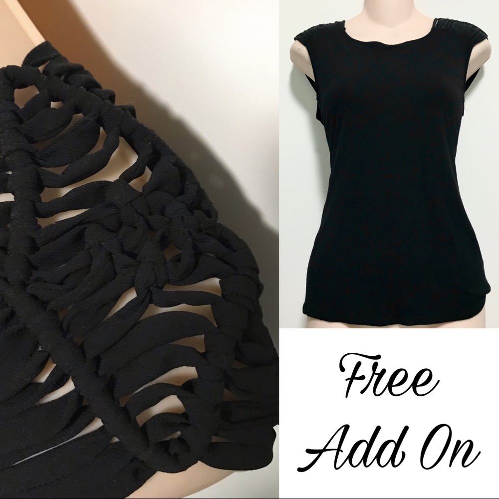 FREE ADD ON * Forever 21 stretchy black top